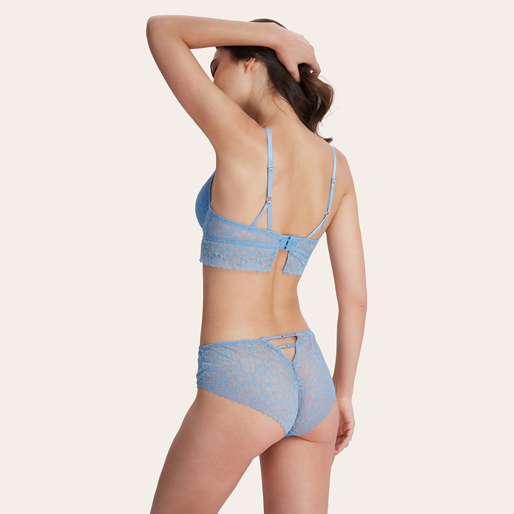 CANDICE Comfort Sexy Recycled Lace Bra-imgcolor-Blue