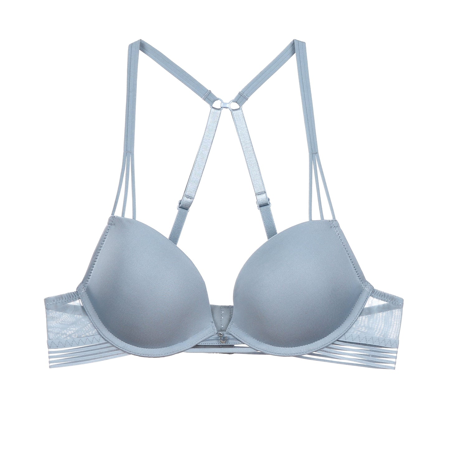 ADAH Push-Up T-Shirt Molded Bra with Convertible Straps
