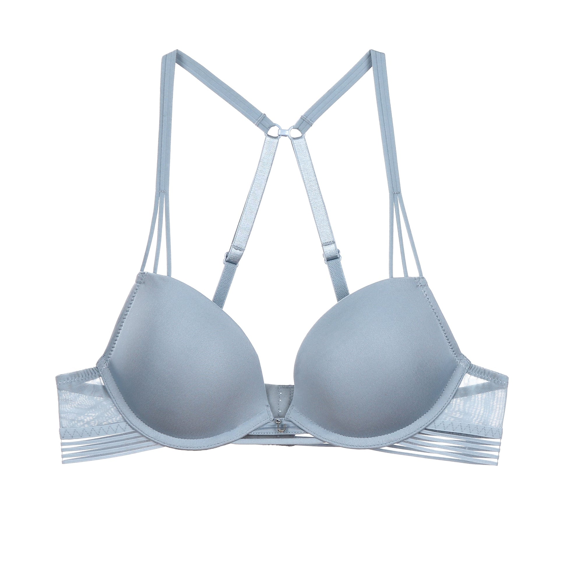 ADAH Push-Up T-Shirt Molded Bra with Convertible Straps
