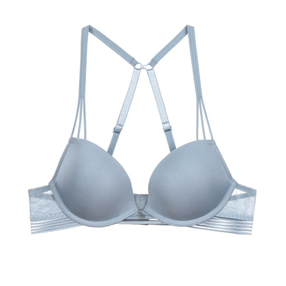ADAH Push-Up T-Shirt Molded Bra with Convertible Straps