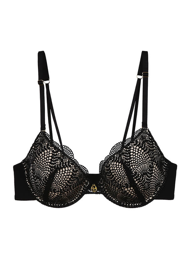 AURA Lace Convertible Back Molded Bra