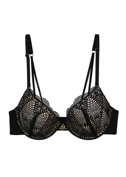 AURA Lace Convertible Back Molded Bra