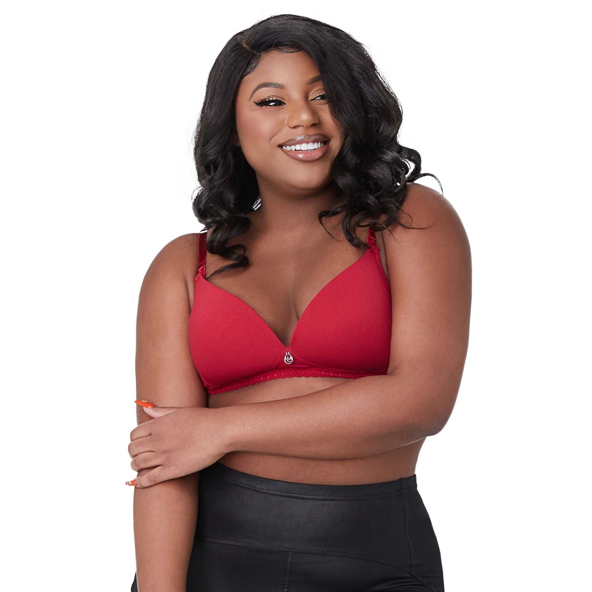 GIANNA Red Maternity Nursing Bra-imgsize-38B