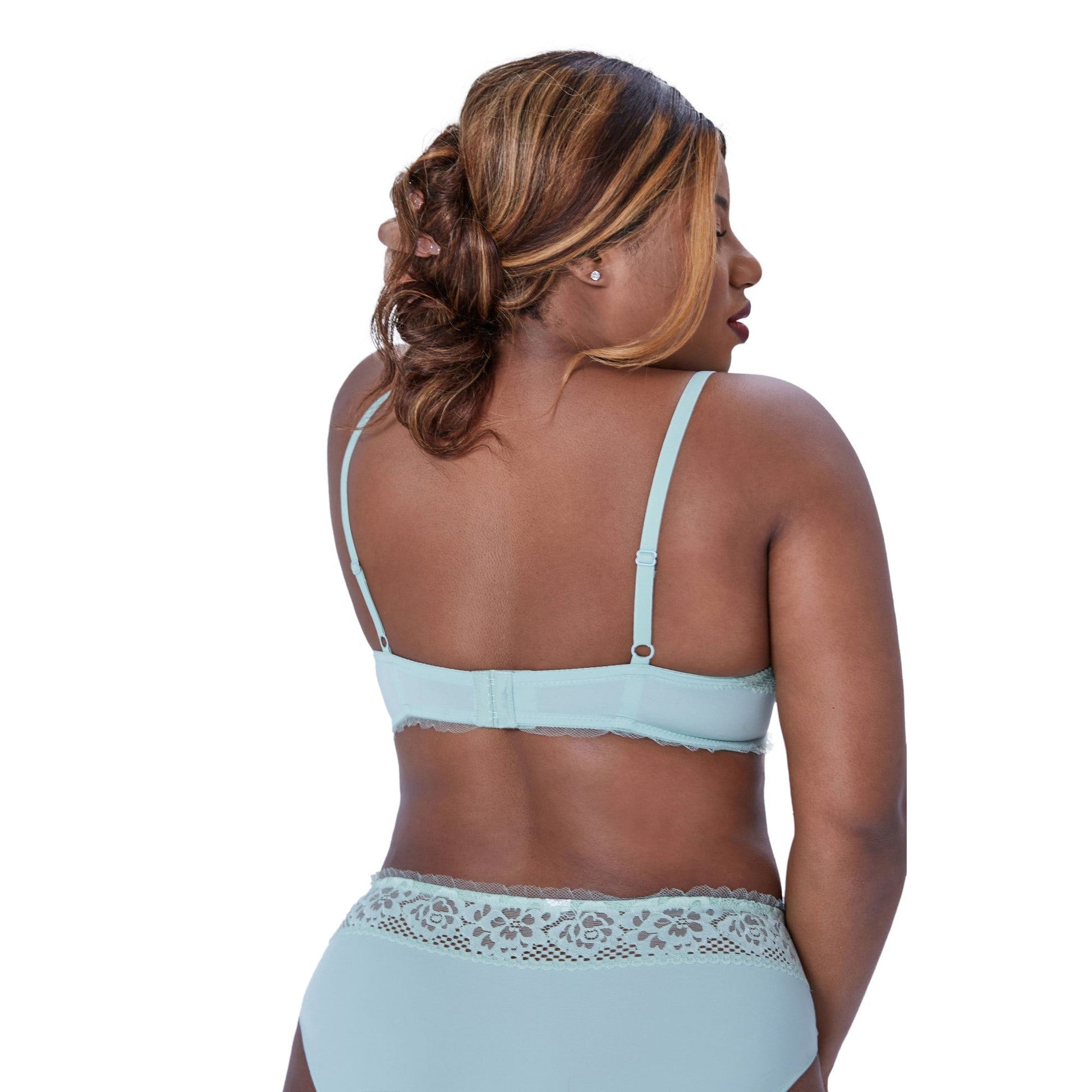 JENNY Lace Superfine Fabric Cute Ruffle Brief Panties-imgsize-L