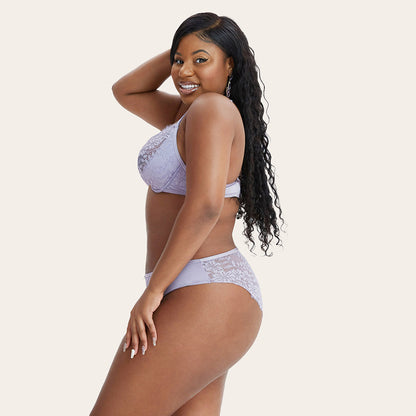 LAREINA Sexy Lace Comfortable Unlined Bra-imgsize-38C