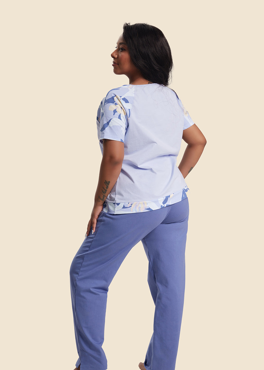 MAGGIE 3 Pieces Loungewear and Nightwear Set-imgsize-XL