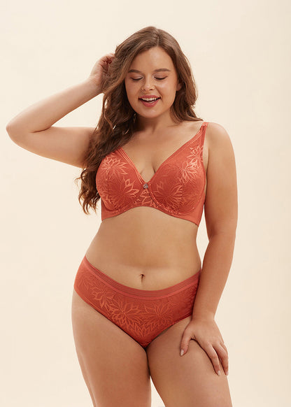 NATALIE Sexy Plunge Lace Bra-imgsize-38D
