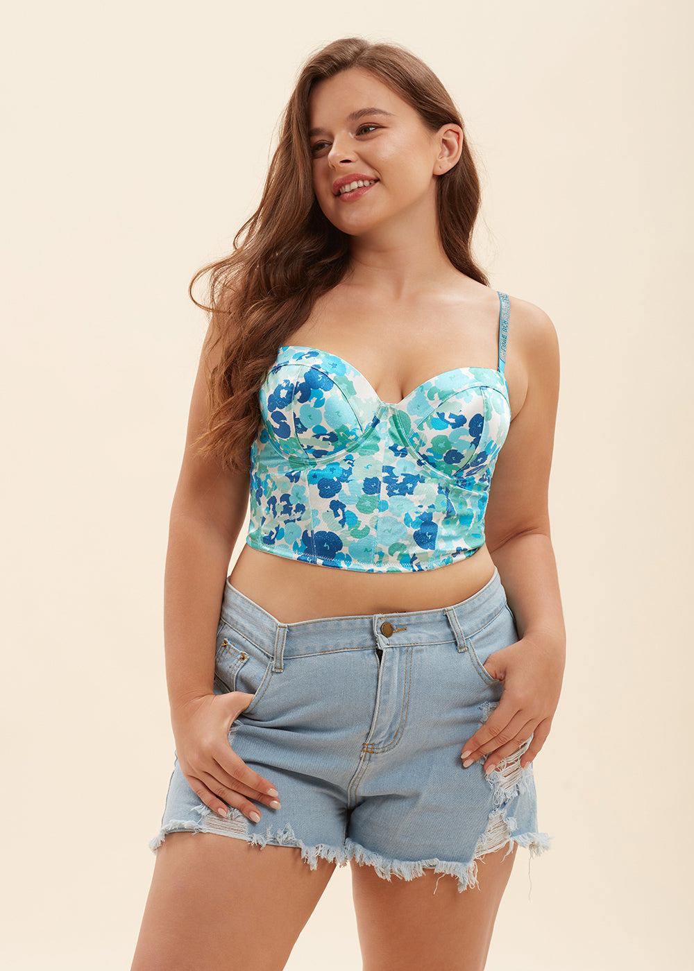PANDORA Sexy Corset Long Bra-imgsize-38D