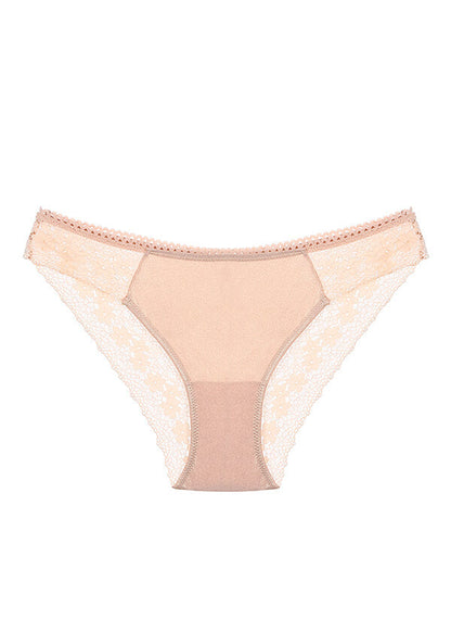TEAGAN Floral Lace Shiny Sexy Hipsters