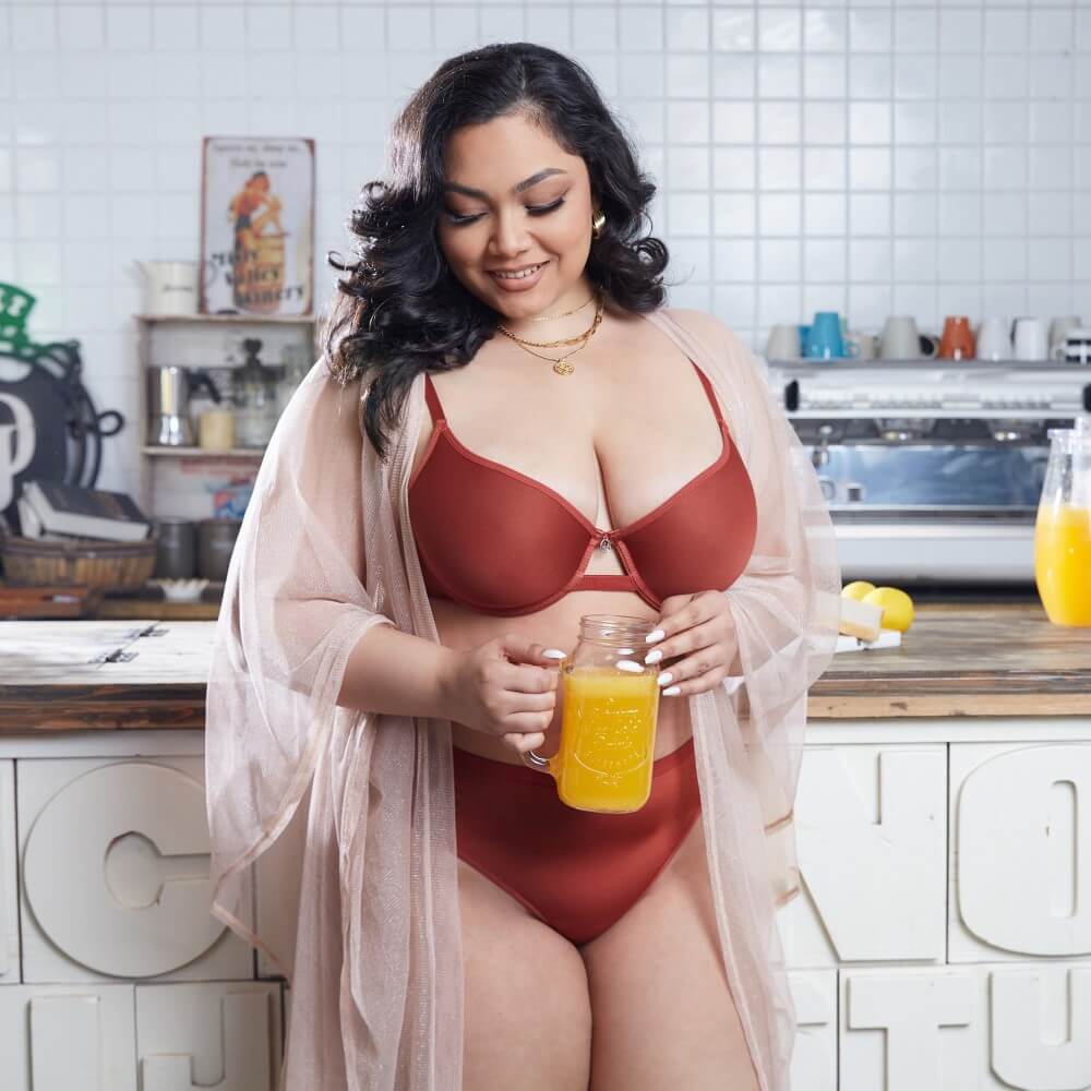 VANESSA Mesh Molded Cup T-shirt Bra