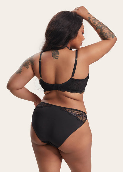 XABELLE Sexy Triangle Cup Lace Bra-imgsize-38D