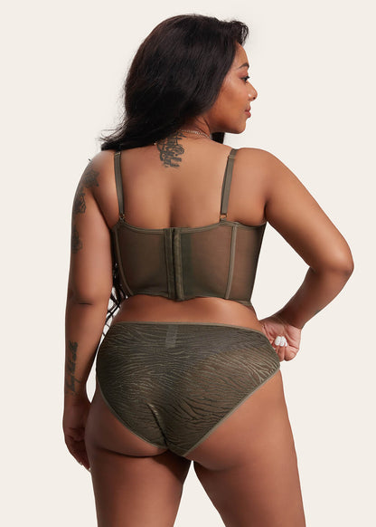 YOKO Sexy Zebra Mesh Brief Panties-imgsize-L