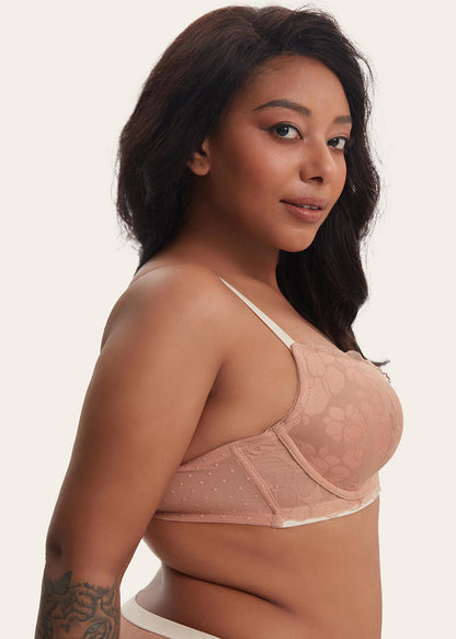 ZARINA Flower Lace Comfortable Bra-imgsize-38D