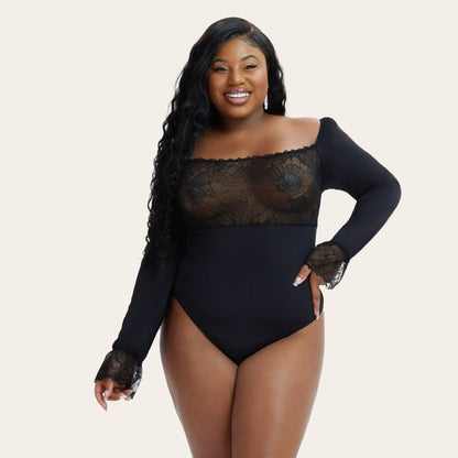ANGELINA Sexy Lace Bodysuit-imgsize-L