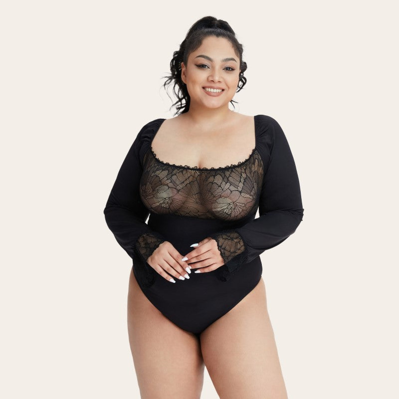 ANGELINA Sexy Lace Bodysuit-imgsize-XL