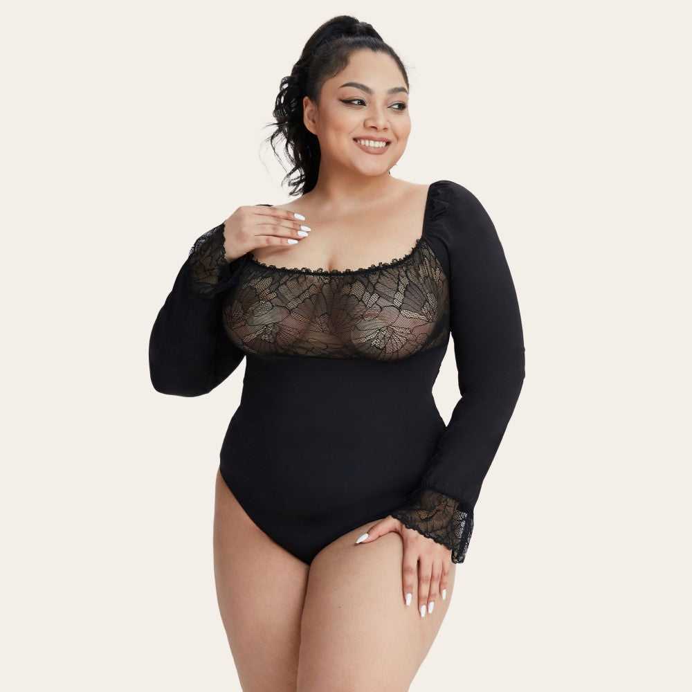 ANGELINA Sexy Lace Bodysuit-imgsize-XL