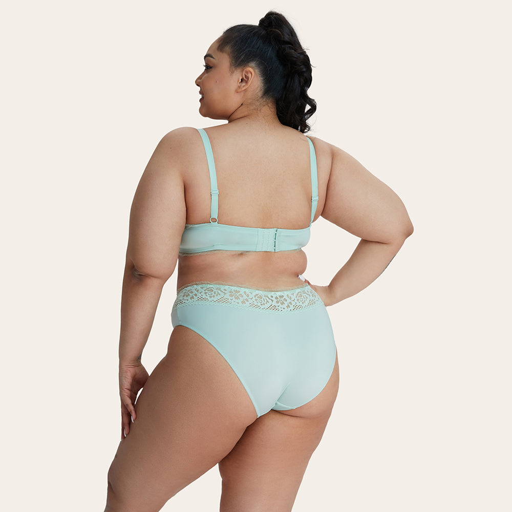 JENNY Lace Molded T-shirt Ruffle Bra-imgsize-40D