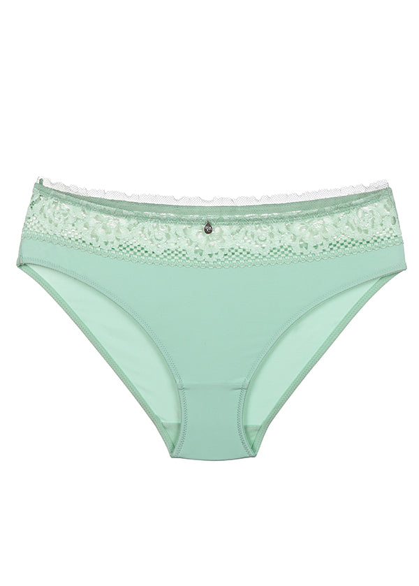 JENNY Lace Superfine Fabric Cute Ruffle Brief Panties-imgsize-L