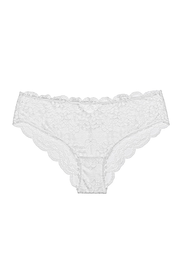 MIA Stretch Soft White Lace Brief Panties