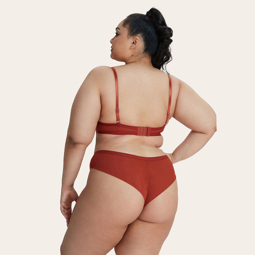 VANESSA Casual Superfine Fabric Tanga Panties-imgsize-XXL